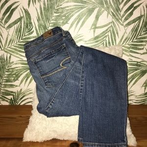 American Eagle Super Skinny Distress Jeans